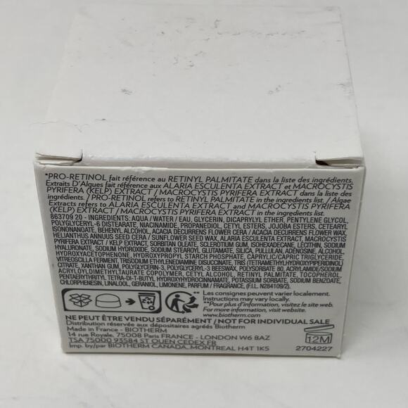 Biotherm Blue Pro-Retinol Multi Correct Cream Anti Wrinkles Evenness 0.5 Fl Oz - Picture 4 of 8